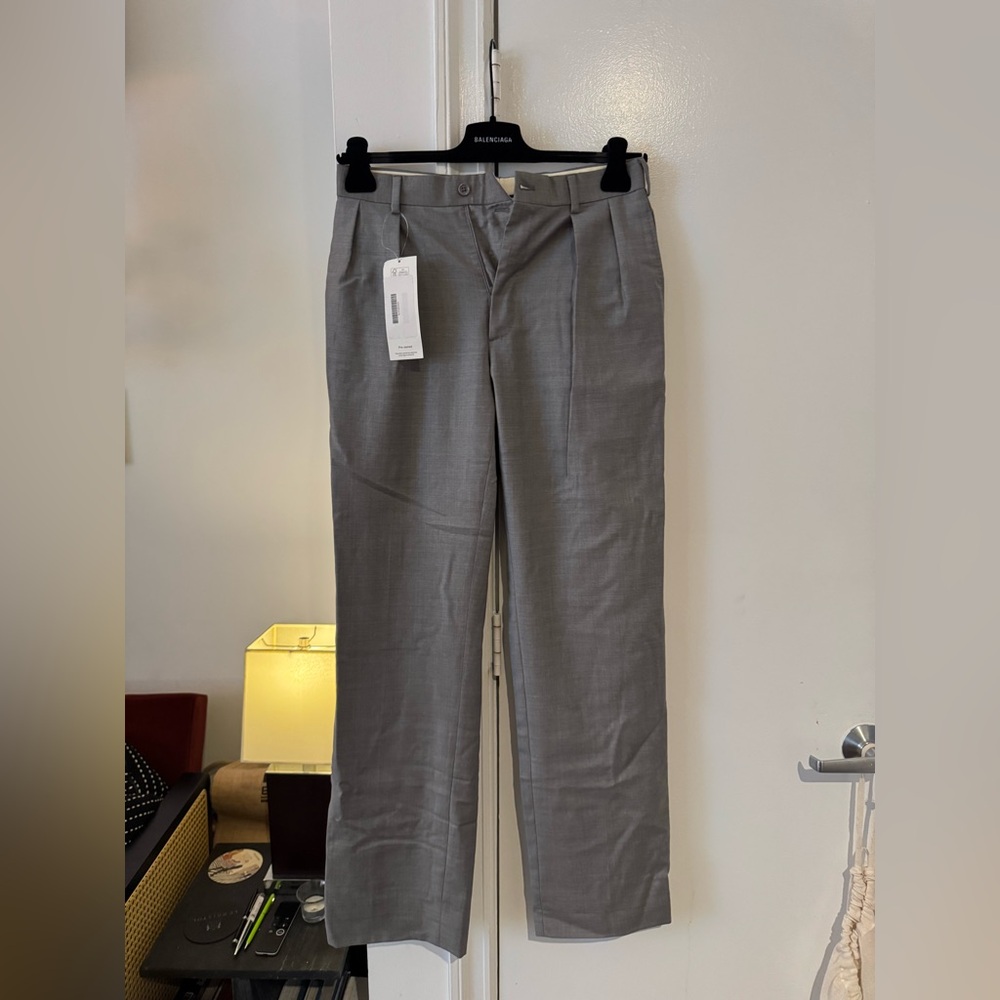 Ralph Lauren Purple Label Gray Dress Pants Straight Leg